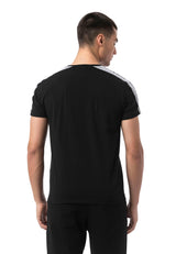 CT815 Men's T-shirt with logo lettering on the shoulders