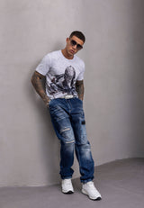 CT828 Men's T-Shirt - Knight Motif