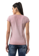 WT385 – Blue, V-neck, short sleeves, casual fit for everyday wear & leisure