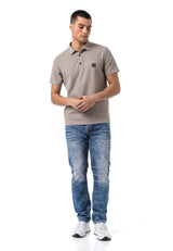 CT825 – Short-sleeved, elegant casual look with logo detail