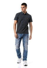 CT825 – Short-sleeved, elegant casual look with logo detail