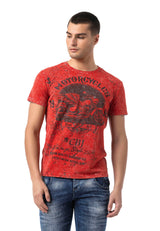 CT813 Men's T-shirt with cool motorcycle print
