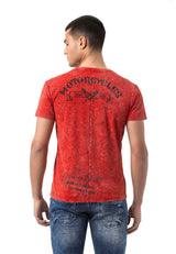 CT813 Men's T-shirt with cool motorcycle print