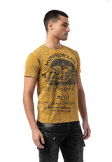 CT813 Men's T-shirt with cool motorcycle print