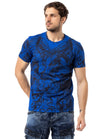 CT781 Men's T-shirt with large eagle print