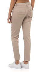 WD256B Women's trousers in solid color