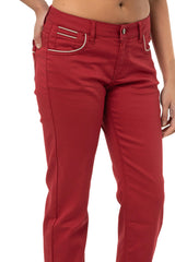 WD256B Women's trousers in solid color