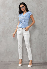 WD256B Women's trousers in solid color