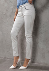 WD256B Women's trousers in solid color