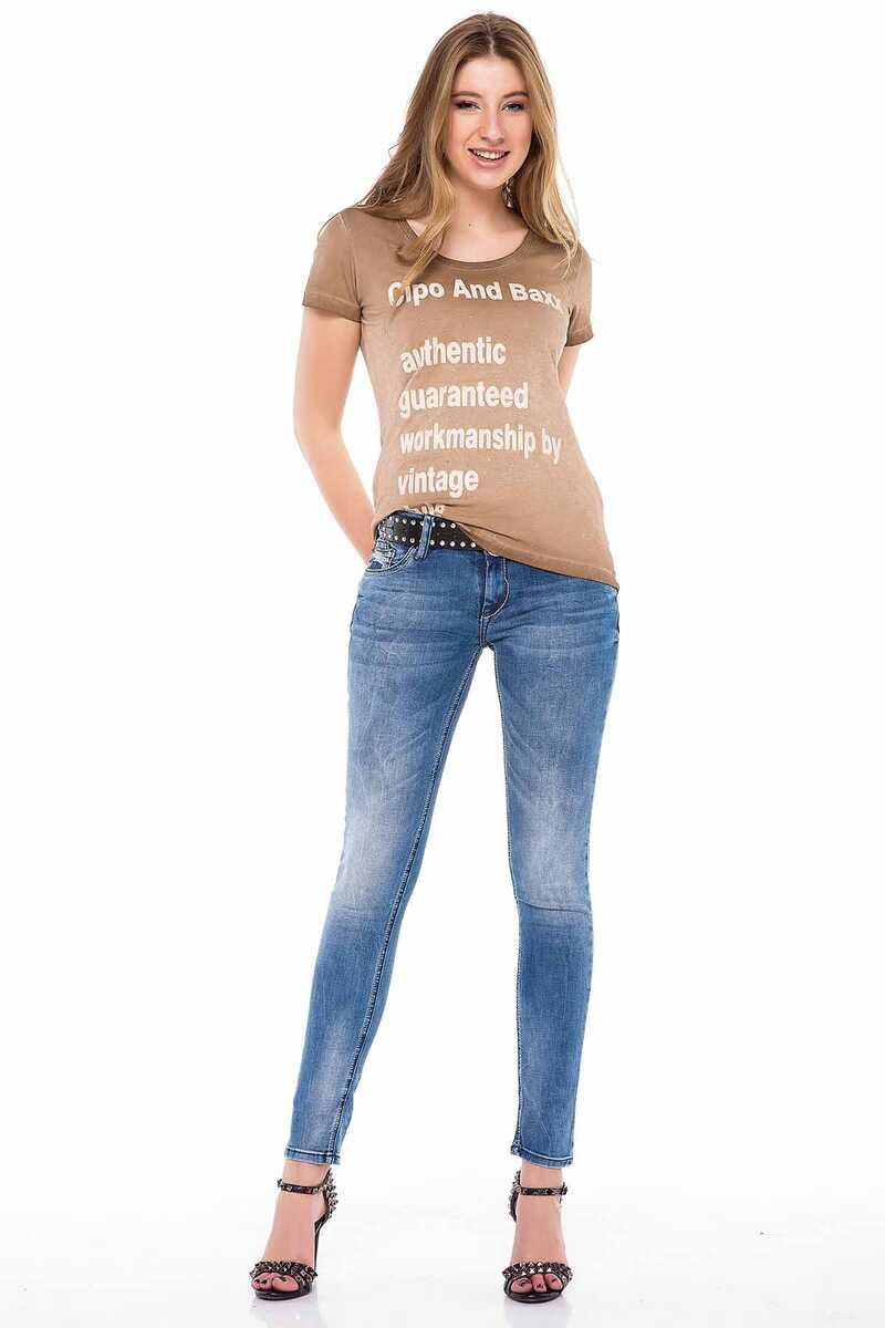 WD344 Women's Slim Fit Jeans