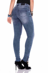 WD355 Women's comfortable jeans in a washed look