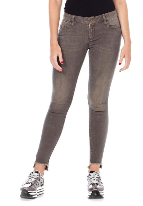 WD355 Women's comfortable jeans in a washed look