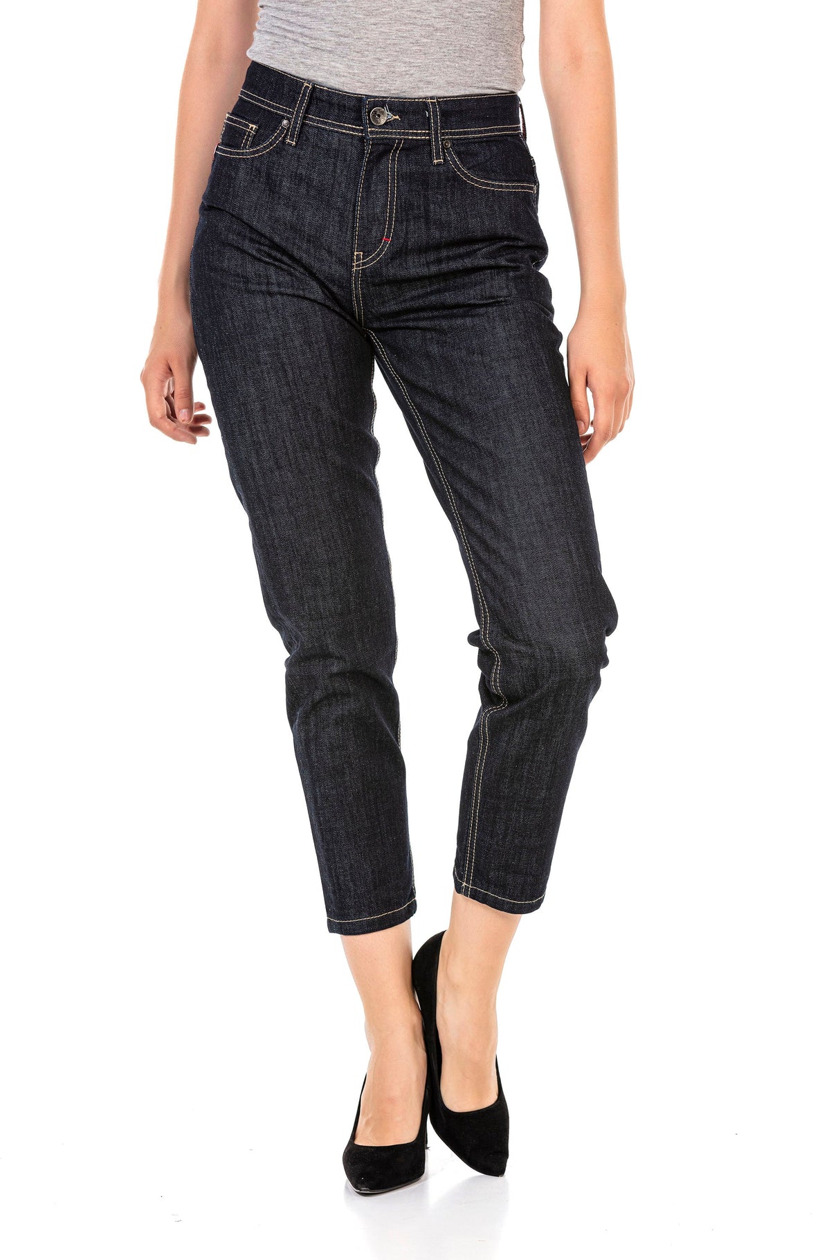 WD450 Women's 7/8 trousers with contrasting seams