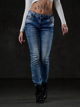 WD459 Women's slim-fit jeans in a modern look