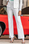 WD488 Women's flared leg trousers