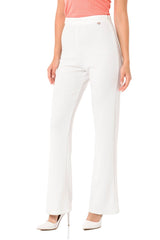 WD488 Women's flared leg trousers