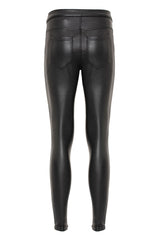 WD495 Women's skinny jeans in leather look