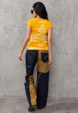 WD527 women's jeans in a punk look