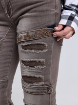 WD529 unusual women's jeans with rips