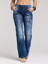 WD530 women's jeans with a cool double waistband
