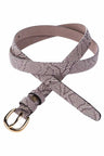 WG113 Women's Belt with Snake Skin