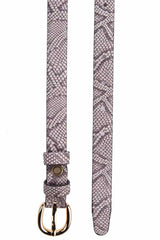 WG113 Women's Belt with Snake Skin