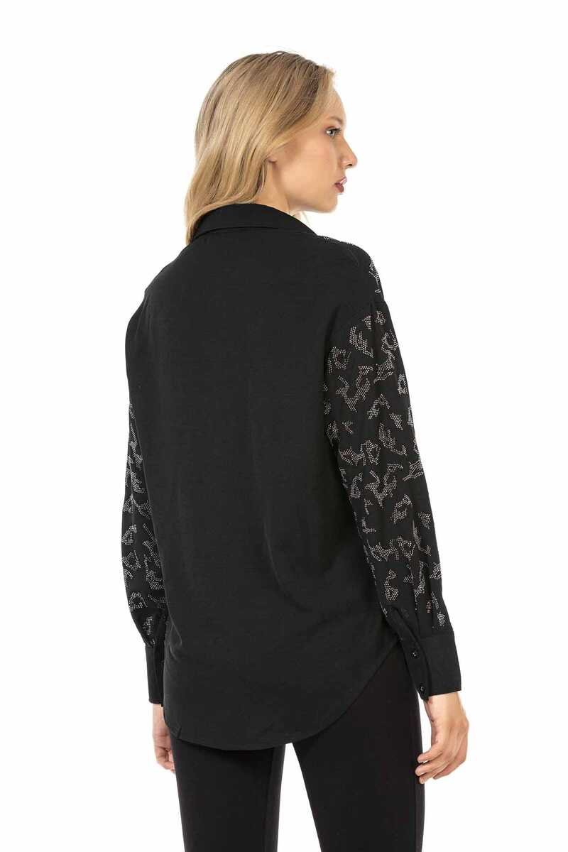 WH120 women's shirt with cool rhinestones