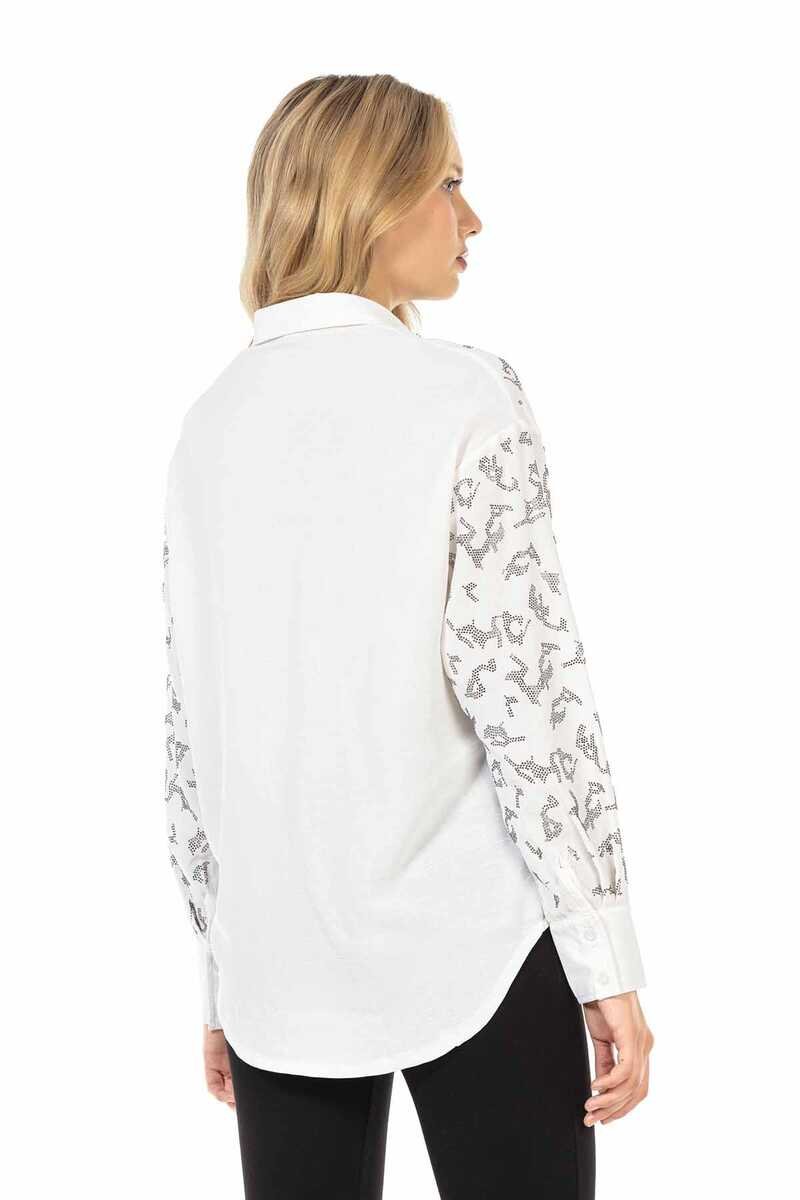 WH120 women's shirt with cool rhinestones