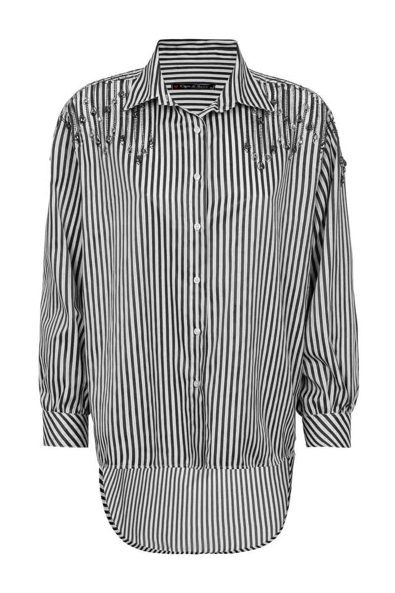 WH122 Women's striped shirt