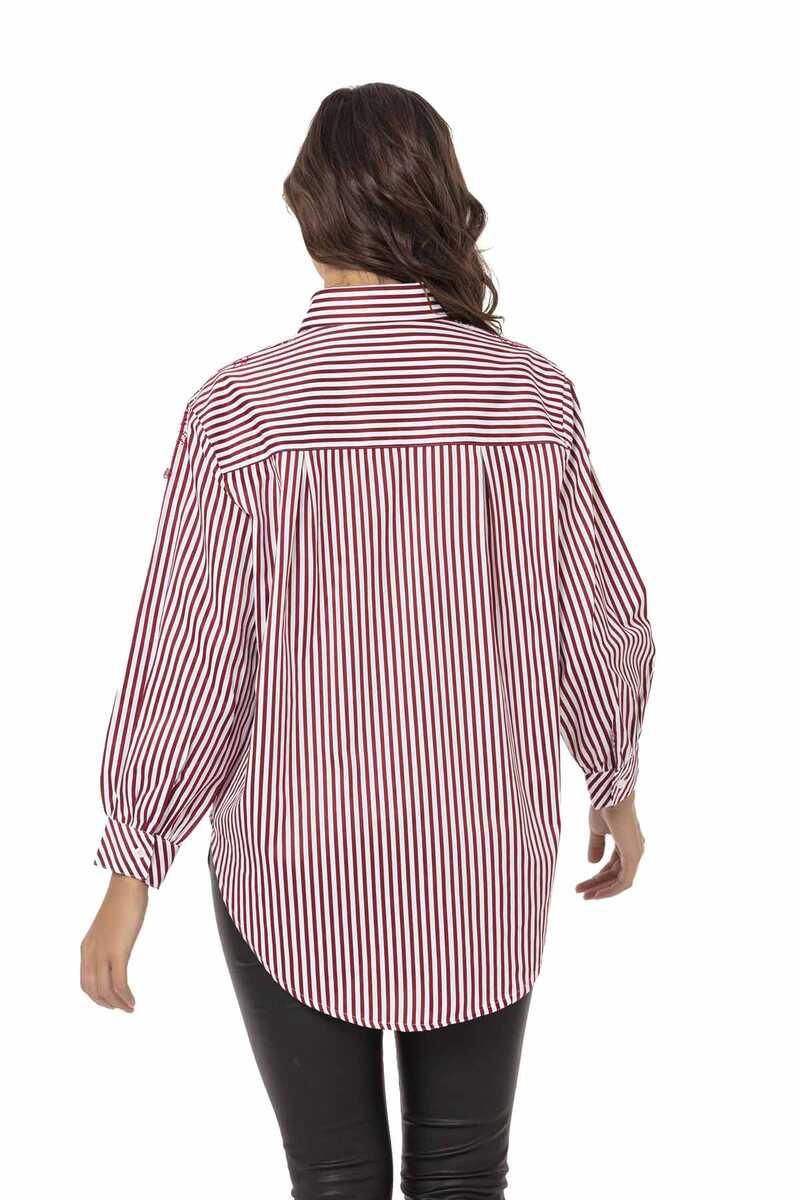 WH122 Women's striped shirt