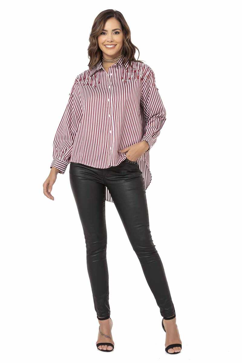 WH122 Women's striped shirt