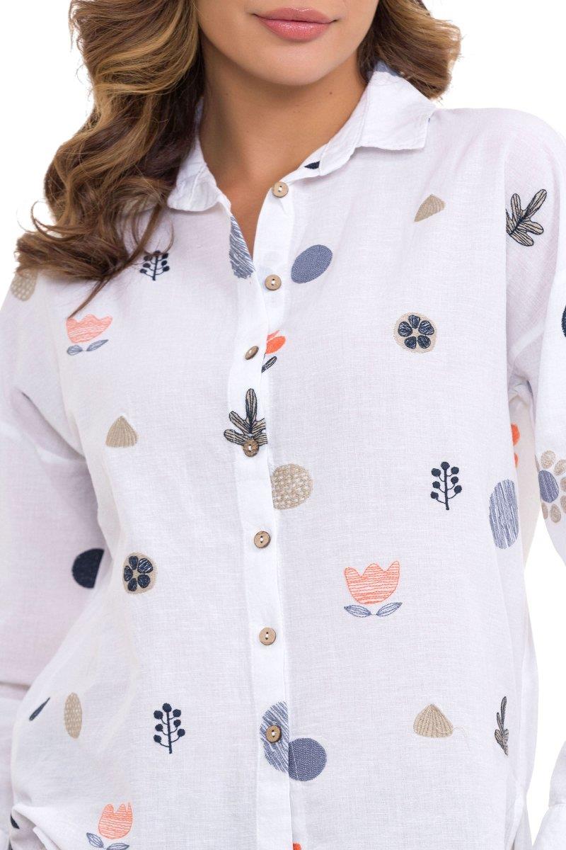 WH130 Women's Shirt with Casual Spring Pattern