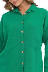 WH132 Women's shirt with contrasting seams