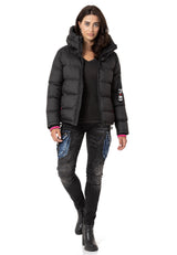 WM138 Women's Winter Jacket with Stand-Up Collar