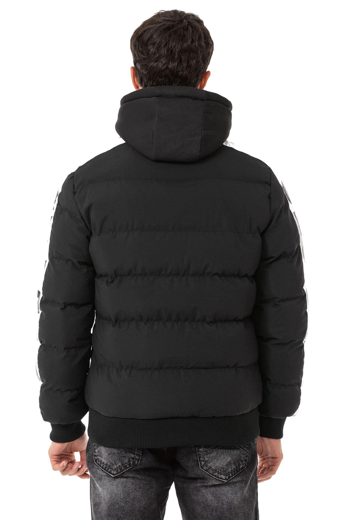 CM222 Men's Winter Jacket – Sporty & eye-catching | Detachable hood with zipper