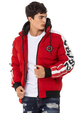 CM222 Men's Winter Jacket – Sporty & eye-catching | Detachable hood with zipper