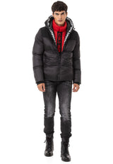 CM216 Men's Winter Jacket – Two-piece design with hood & sporty lining