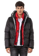 CM216 Men's Winter Jacket – Two-piece design with hood & sporty lining