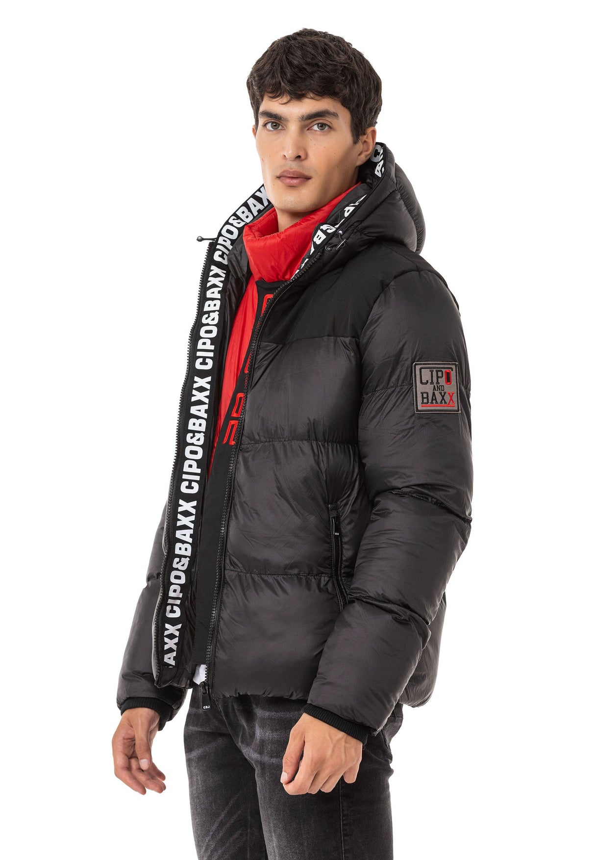 CM216 Men's Winter Jacket – Two-piece design with hood & sporty lining
