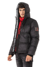 CM216 Men's Winter Jacket – Two-piece design with hood & sporty lining