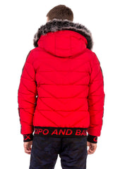 CM188 Men's Winter Jacket – Detachable Hood & Functional Details