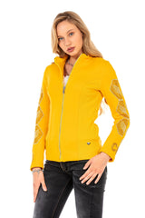 WJ197 Women's outdoor jacket with sparkling stone trim