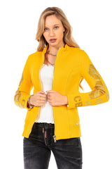 WJ197 Women's outdoor jacket with sparkling stone trim