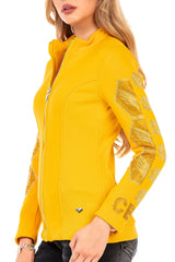 WJ197 Women's outdoor jacket with sparkling stone trim