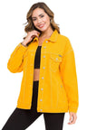 WJ211 Women's denim jacket with stylish, eye-catching elements