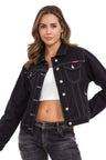 WJ212 Women's denim jacket with stylish, eye-catching elements
