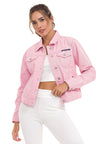 WJ212 Women's denim jacket with stylish, eye-catching elements