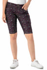 WK180 Women's Capri Shorts with trendy all-over pattern