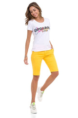 WK186 Women's Capri Shorts in a modern cut