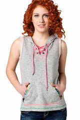 WL106 Women's hooded sweatshirt in a modern look